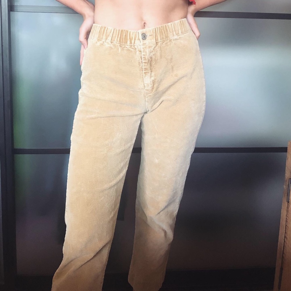 brandy melville chord pants